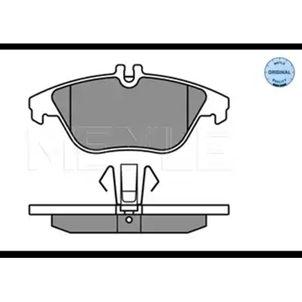 FREN BALATASI MERCEDES ARKA C SERISI (W204) C 180 2007-2014/ C 200 CDI 2007-2014 / C220 CDI 2007-14