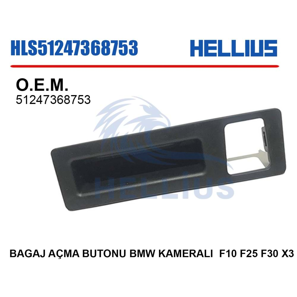 BAGAJ AÇMA BUTONU BMW KAMERALI F10 F25 F30 X3