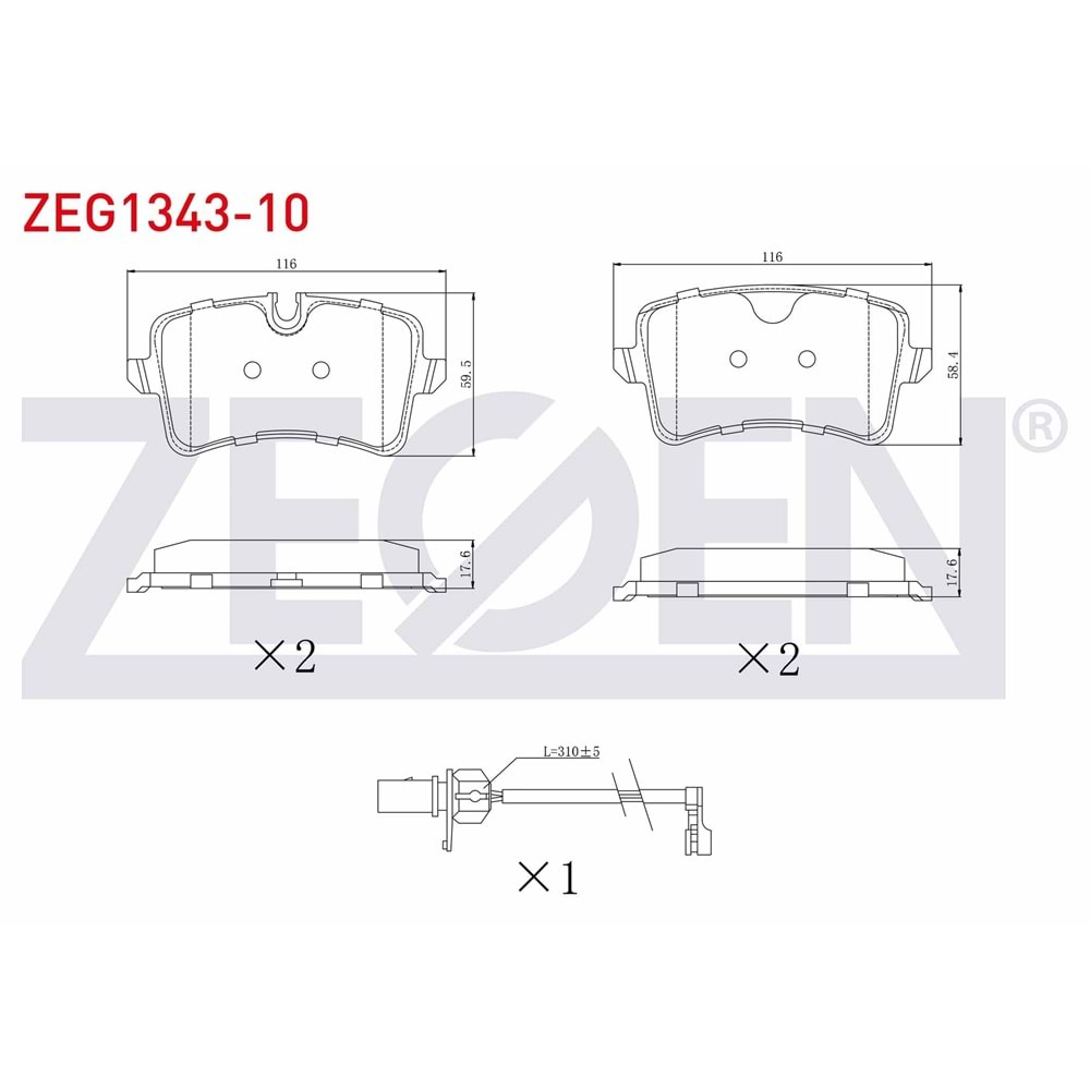 FREN BALATASI VOLKSWAGEN ARKA FİŞLİ AUDI A6