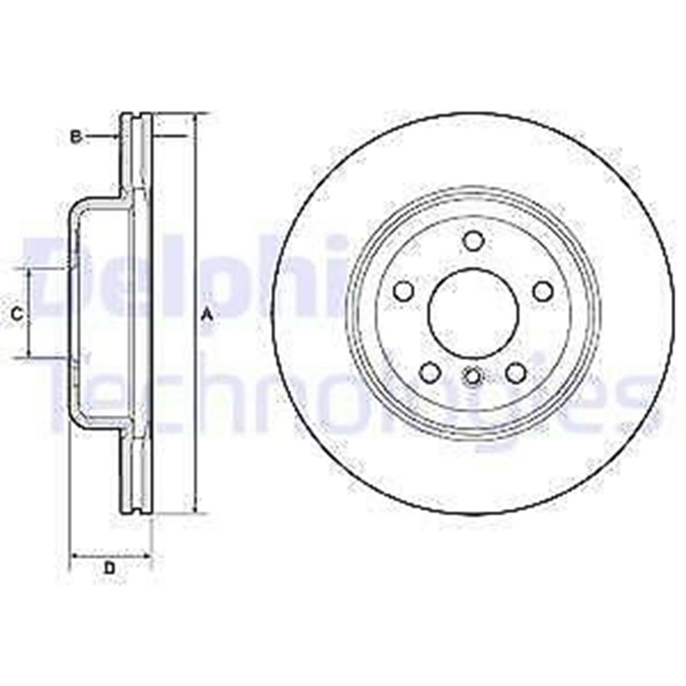 FREN DİSKİ BMW ÖN 5 SERİSİ F10 F11 525 (1 TAKIM)