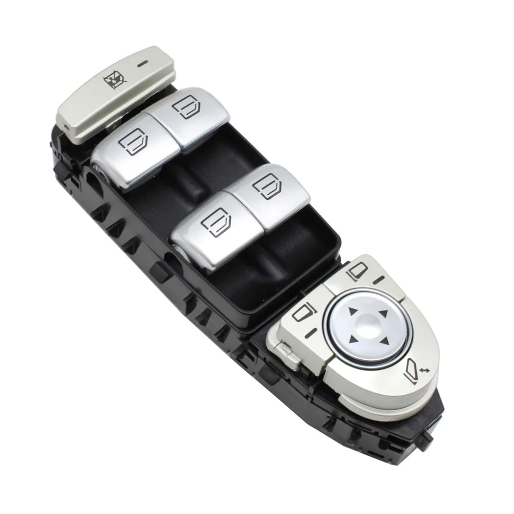 CAM AÇMA ŞALTERİ ÖN SOL (4LÜ SİYAH)MERCEDES W205 X253