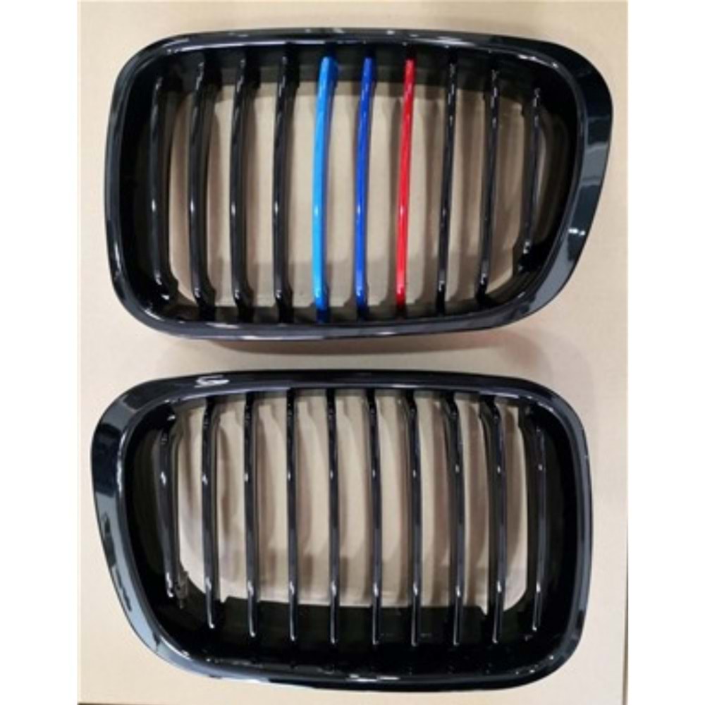 ÖN PANJUR BÖBREK PARLAK SİYAH M RENK BMW E46