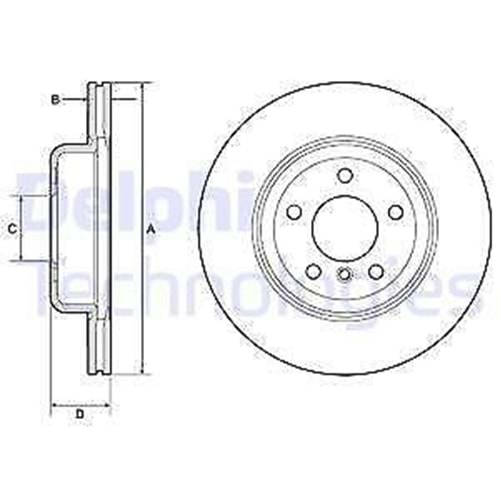 FREN DİSKİ BMW ÖN 5 SERİSİ F10 F11 525 (1 TAKIM)