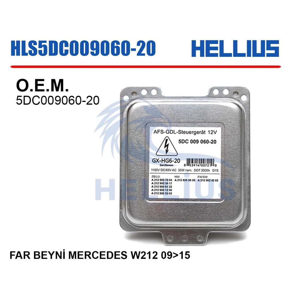 FAR BEYNİ MERCEDES W212 09>15